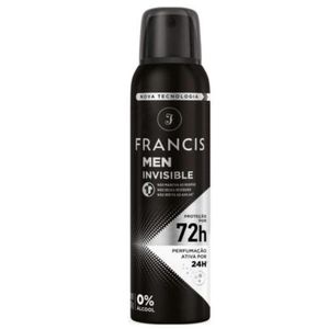Desodorante Aerossol Men Invisible Francis 150ml
