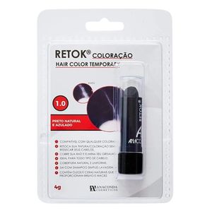 Retok Capilar em Stick Anaconda Preto Natural e Azulado 4g