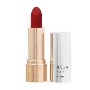 Batom Cremoso Vermelho Precioso Glam Metals 3,6g