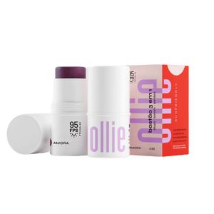 Bastão 3 em 1 Blush, Batom e Sombra FPS 95 Cor Amora