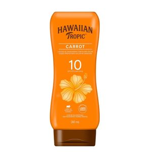 Bronzeador Hawaiian Tropic Carrot Lotion FPS 10 240ml