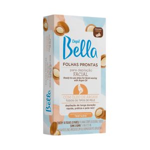 Folhas Prontas para Depilação Facial Depil Bella Óleo de Argan