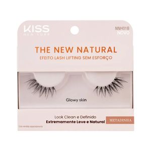 Cílios Postiços The New Natural Metadinha Glowy Skin Kiss New York
