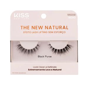 Cílios Postiços The New Natural Black Purse Kiss New York