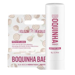 Hidratante Labial Boquinha Filtro UV Babaçu