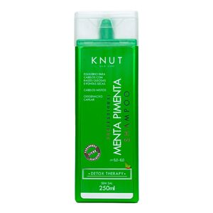 Shampoo Knut Hair Care Fortalecedor Detox Therapy Menta Pimenta 250ml