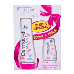 Kit Sabonete Íntimo Dermacyd Femina 200ml + 100ml