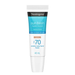 Protetor Solar Facial com Cor Neutrogena Sun Fresh Hydro Boost FPS70 Cor 2.0 40ml