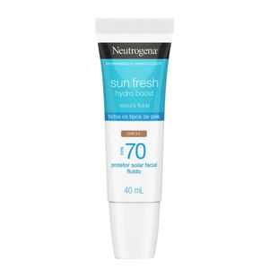 Protetor Solar Facial com Cor Neutrogena Sun Fresh Hydro Boost FPS70 Cor 3.0 40ml