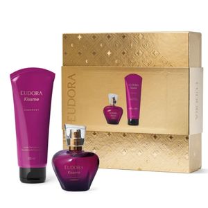 Kit Kiss Me Cabernet: Desodorante Colônia 50ml + Loção Perfumada Desodorante Corporal 100ml