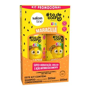 Kit Shampoo e Condicionador Maracujá #todecacho Kids