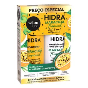 Kit Shampoo e Condicionador Hidra Maracujá Tropical 300ml