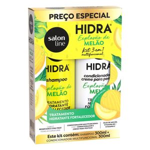 Kit Shampoo e Condicionador Hidra Explosão de Melão 300ml