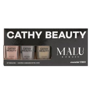 Trio de Esmaltes Cathy Beauty Malu Borges