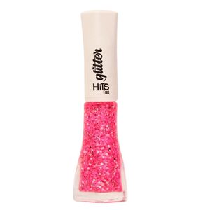Esmalte Glitter Hits Rosa Glam 8ml