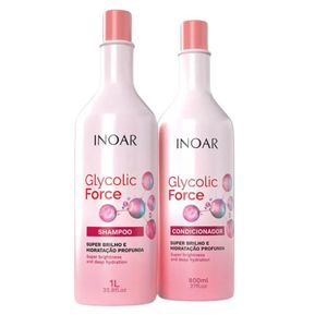 Kit Inoar Glycolic Force Shampoo 1L + Condicionador 800ml
