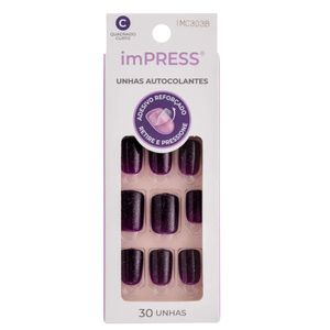 Unha Postiça imPress Unique Colors After Thought Kiss New York