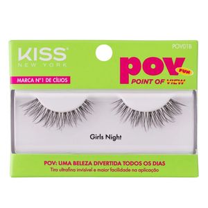 Cílios Postiços POV Girls Night Kiss New York