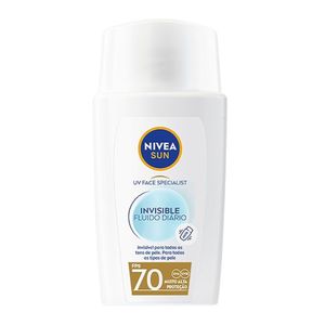 Protetor Solar Facial Nivea Sun UV Face Specialist Invisible Fluido Diário FPS 70 40ml