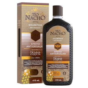 Shampoo Tío Nacho Antiqueda Efeito Antigrisalho 415ml