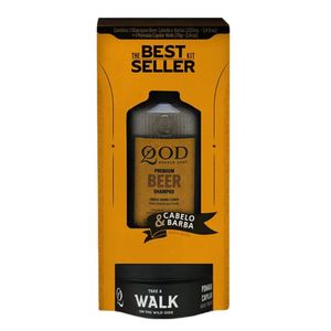 Kit Best Seller Shampoo Premium Beer 220ml + Pomada Walk 70g QOD