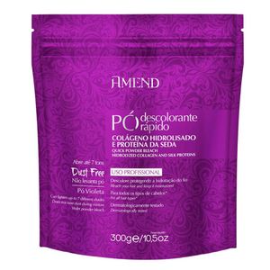Pó Descolorante Rápido Amend Colágeno Hidrolisado e Proteína da Seda 300g