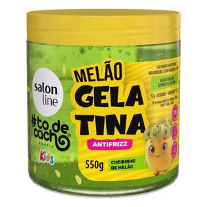 Gelatina Melão #todecacho Salon Line Kids Antifrizz 550g