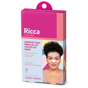 Adesivos para Remoção de Cravos do Nariz Acne Defense Ricca