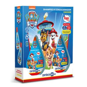Kit Shampoo + Condicionador Infantil Topz Cachos Patrulha Canina