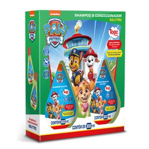 Kit Shampoo + Condicionador Infantil Topz Neutro Patrulha Canina
