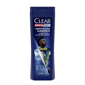 Shampoo Anticaspa Clear Men Hidratação Campeã Vini Júnior 200ml