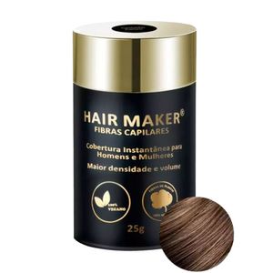 Fibras Capilares Castanho Escuro Hair Maker
