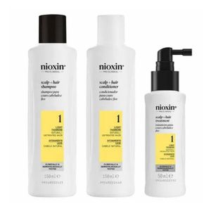Kit Nioxin System 1 Shampoo + Condicionador + Tratamento