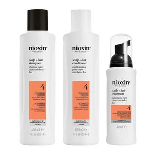 Kit Nioxin System 4 Shampoo + Condicionador + Tratamento