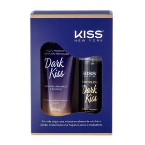 Kit Dark Kiss Loção Corporal + Body Splash Kiss New York