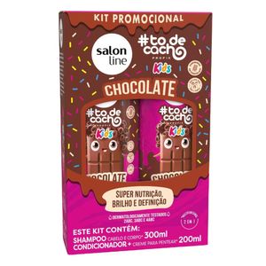 Kit Shampoo e Condicionador Salon Line Chocolate #todecacho Kids
