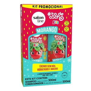 Kit Shampoo e Condicionador Salon Line Morango #todecacho Kids