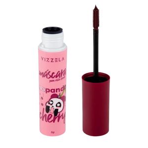 Máscara para Cílios Vizzela Bordô No Panda Cherry