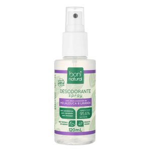 Desodorante Spray Boni Natural Melaleuca e Lavanda 120ml