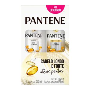 Kit Pantene Pro-V Liso Extremo Shampoo 350ml Condicionador 175ml